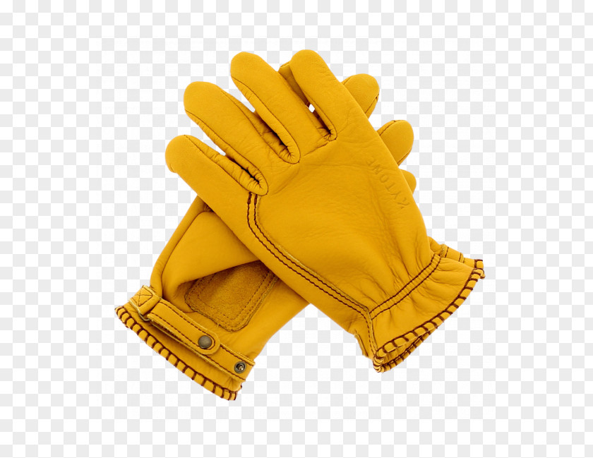 Yellow Cordon Cycling Glove Leather KYTONE Motard PNG