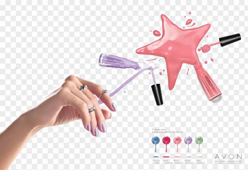Creative Nail Advertising Posters Sunscreen Agency Avon Products Grey Global Group PNG