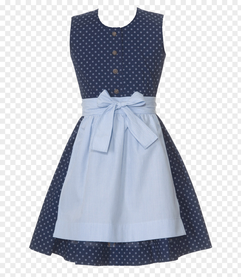 Dress Burda Style Dirndl Polka Dot Sewing PNG