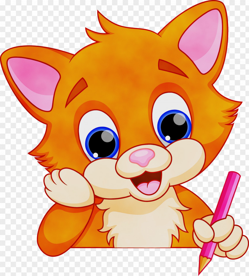 Ear Fawn Whiskers Cat Dog Snout Cartoon PNG