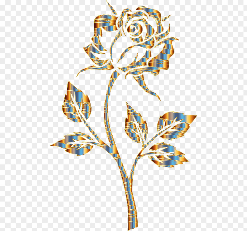 GOLD ROSE Rose Clip Art PNG