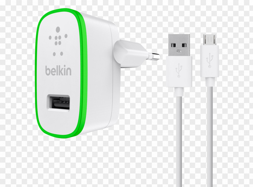 USB Battery Charger Micro-USB Belkin Electrical Cable PNG
