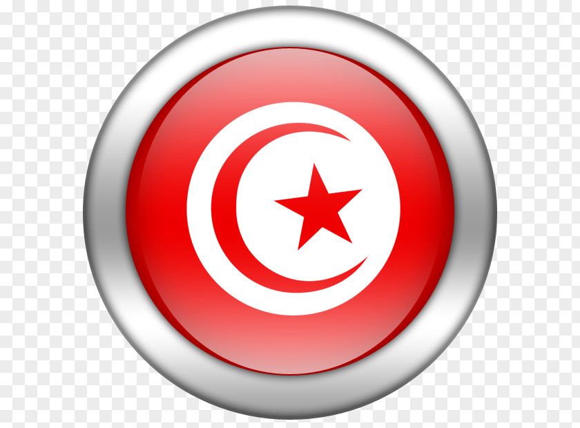 Flag Of Tunisia Symbol PNG