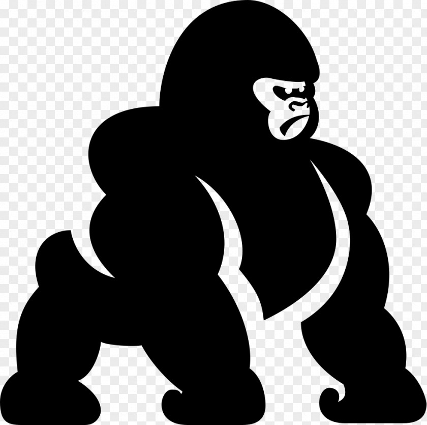 Gorilla Primate Clip Art PNG