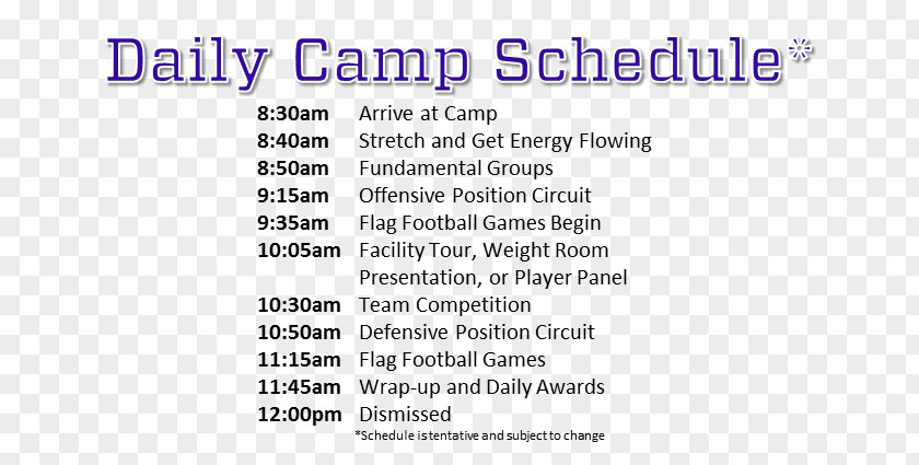 Kids Camp American Football Basketball Quarterback Baseball Document PNG