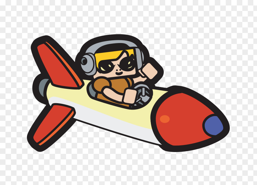 Vector Cartoon Airplane LEGO Clip Art PNG