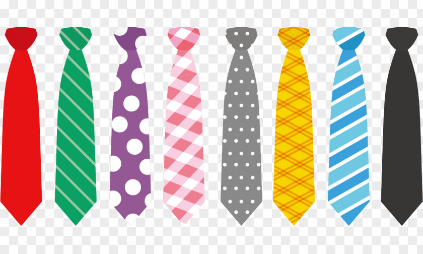 Vector Color Tie Necktie Bow PNG