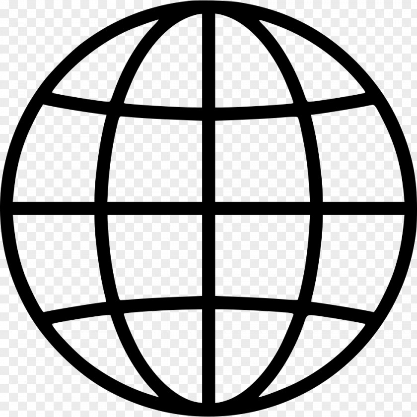Globe World Line Art Clip PNG