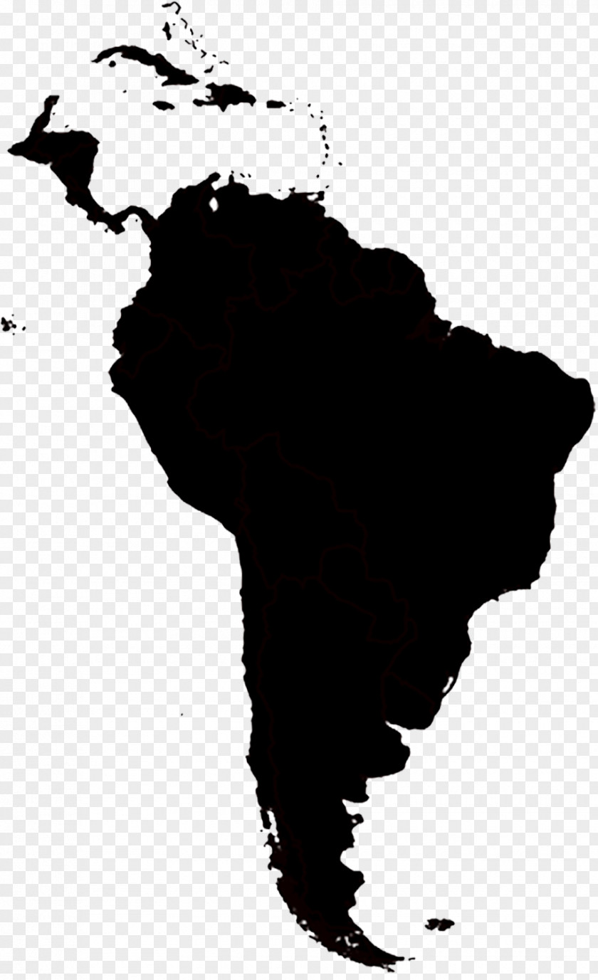 Latinamerica Silhouette Latin America United States Of South Region Wikimedia Commons PNG