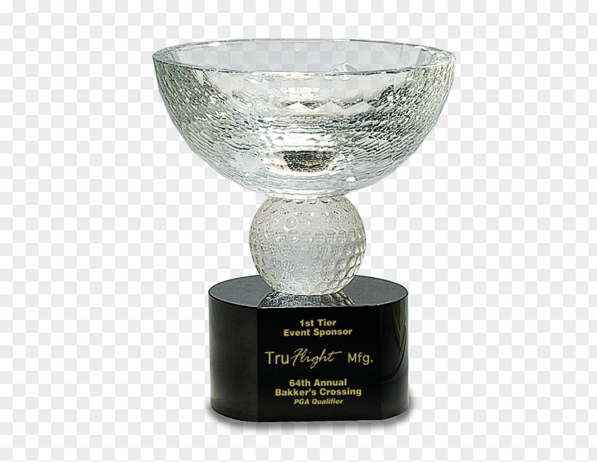 Trophy Award Golf Glass Long Drive PNG