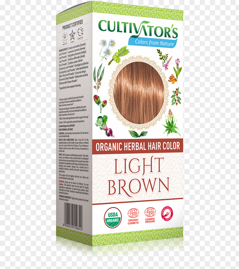 Caramel Brown Hair Color Human Organic Food Henna PNG