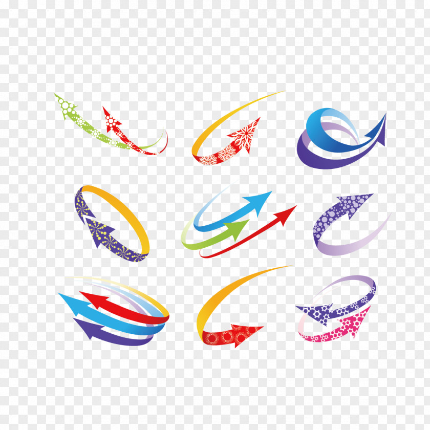 Creative Colored Arrows Logo Arrow Graphic Design Clip Art PNG