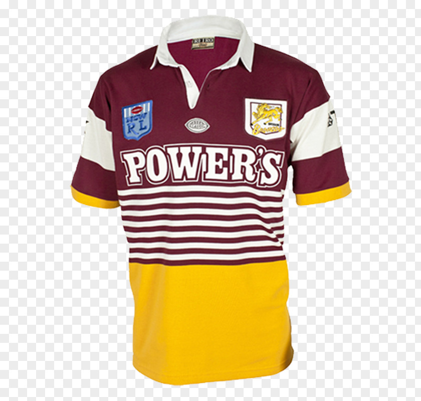 JERSEY T-shirt Brisbane Broncos Denver National Rugby League St. George Illawarra Dragons PNG