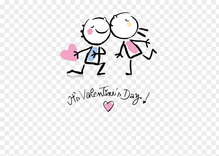 Lovely Couple Cartoon Kiss Romance Clip Art PNG