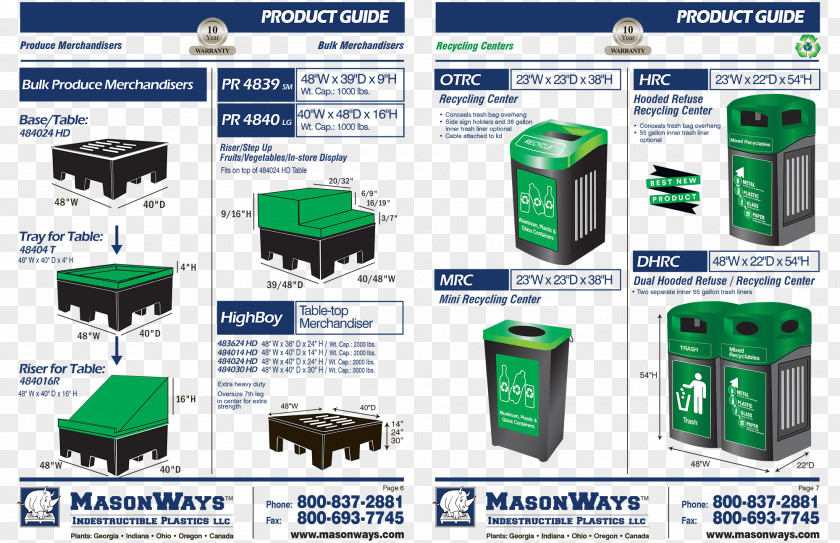 Product Manual Plastic Logo MasonWays Indestructible PNG