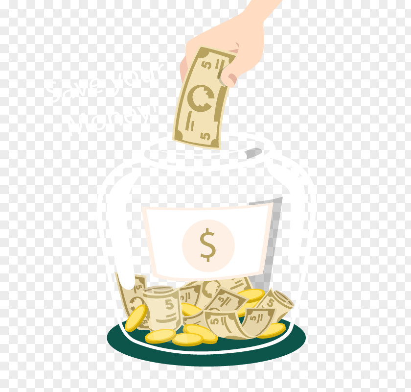 Vector Piggy Bank Saving Money PNG