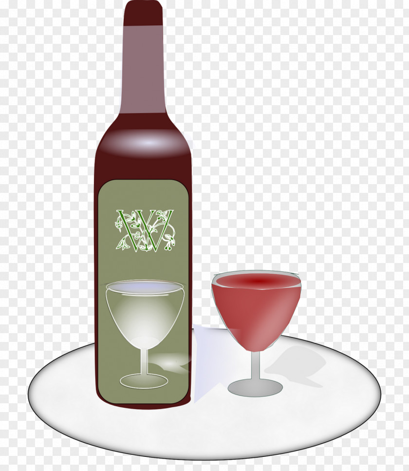 Wine Liqueur Bottle Alcoholic Drink Glass PNG