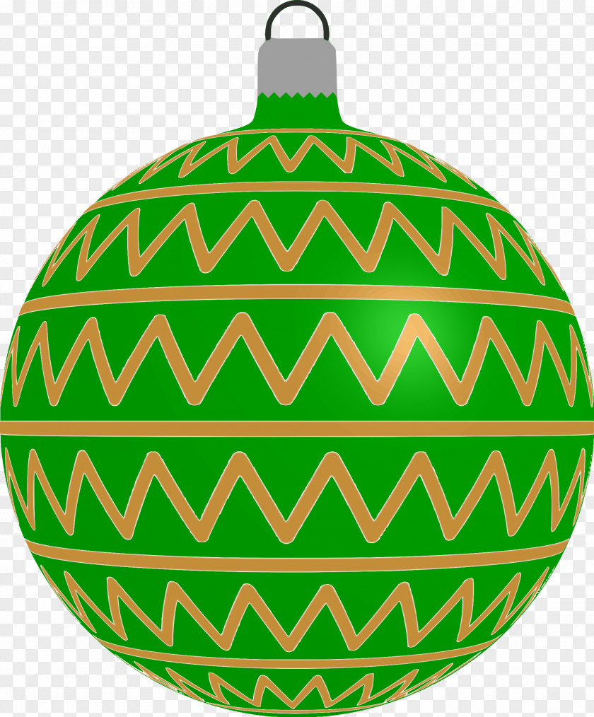 Green Ornament Christmas Bombka Bauble Clip Art PNG