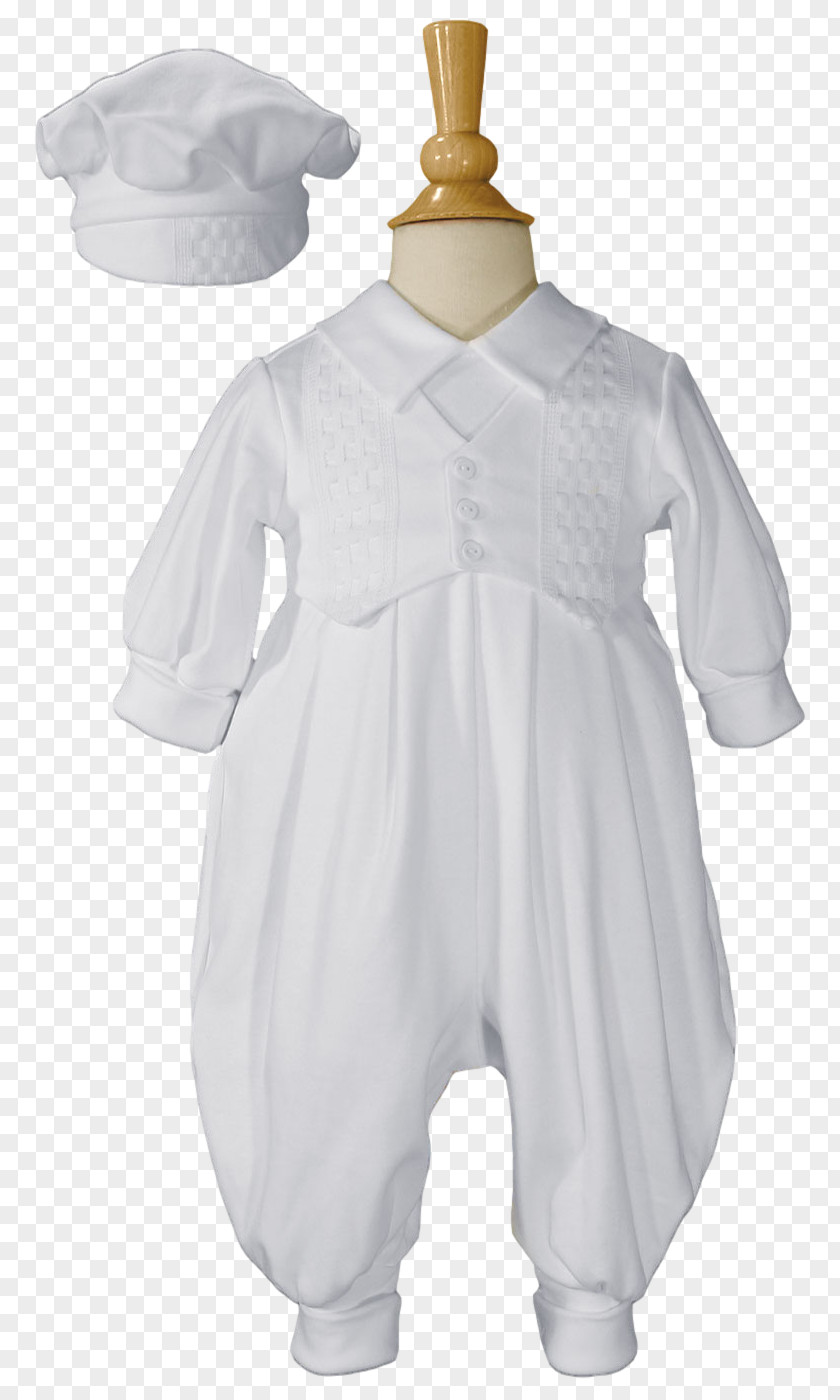 Long Vest Knit Infant Baptism Sleeve Child PNG