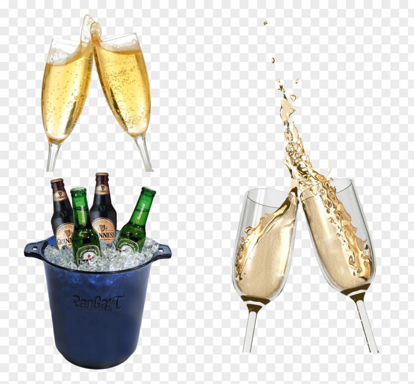 Beer, Champagne Toast Image Sparkling Wine Rosxe9 PNG