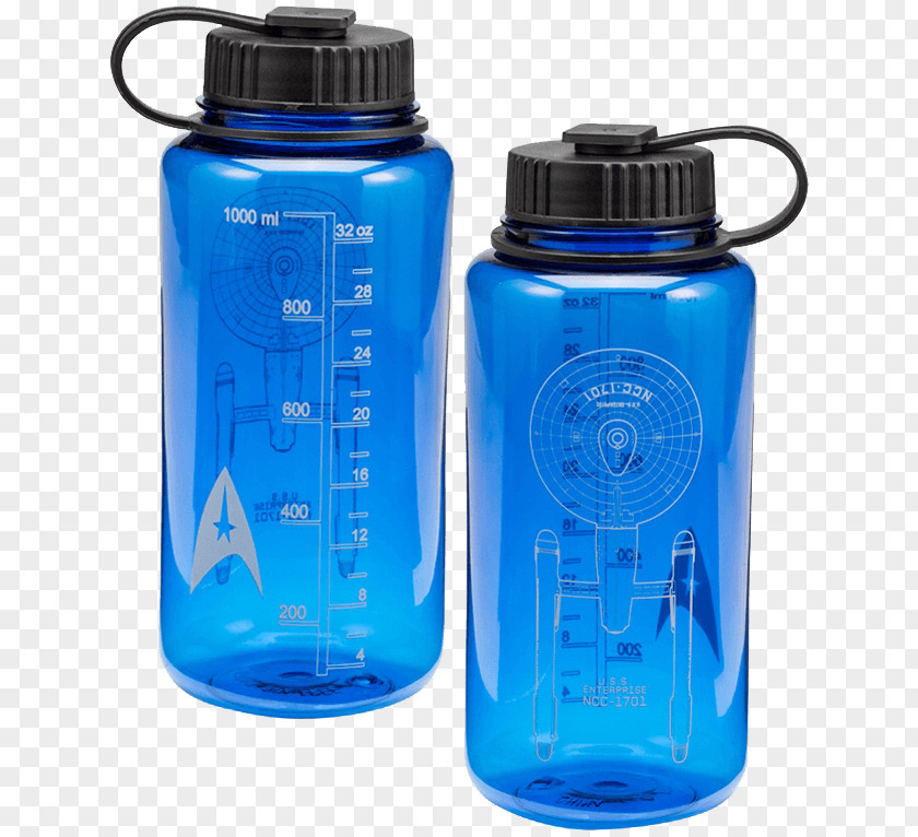 Big Water Bottle Bottles James T. Kirk Hikaru Sulu Star Trek PNG