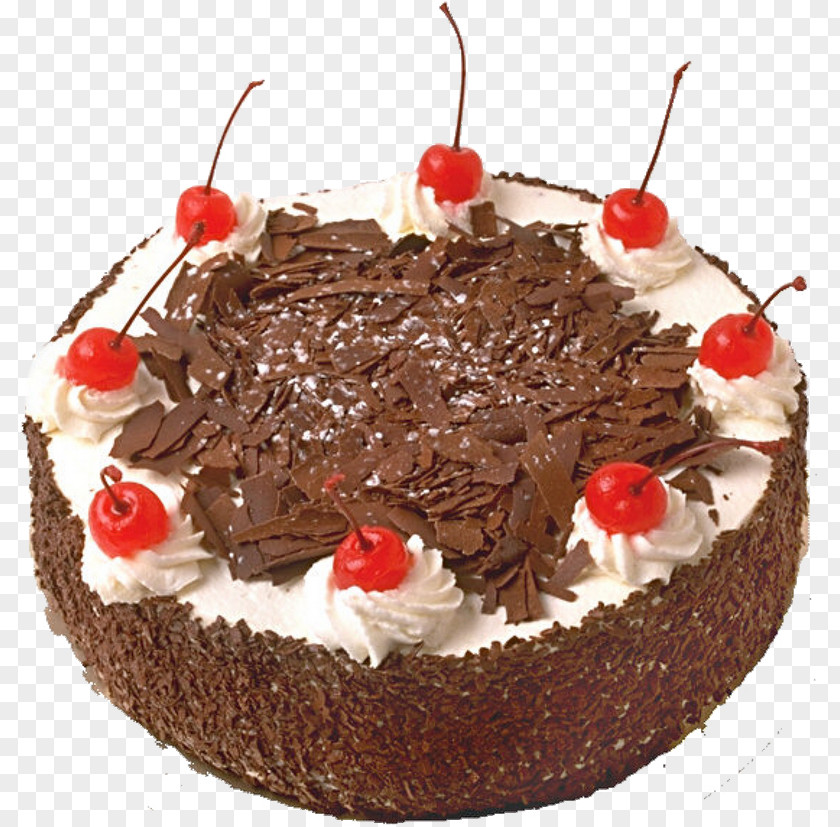 Chocolate Cake Black Forest Gateau Sponge Birthday Cupcake PNG