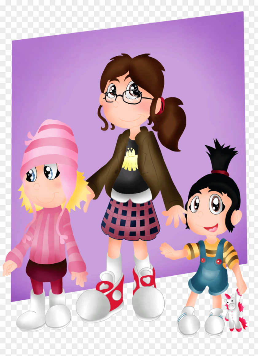 Despicable Me Agnes Margo Edith Drawing PNG