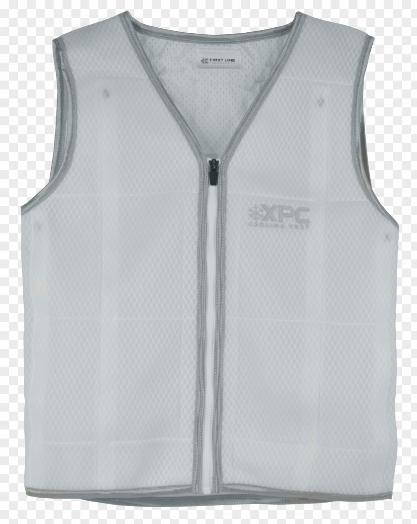 Gilets Cooling Vest First Line Technology White Sleeve PNG