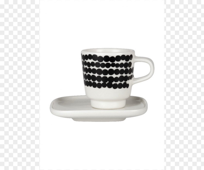 Kitchenware Pattern Espresso Marimekko Saucer Demitasse Mug PNG