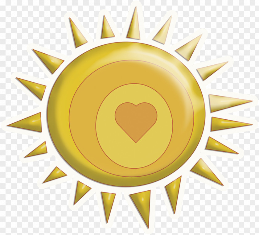 Sun Heart Clip Art PNG