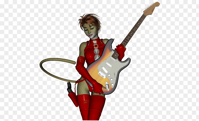 Garage Band Electric Guitar Costume Character Profession PNG