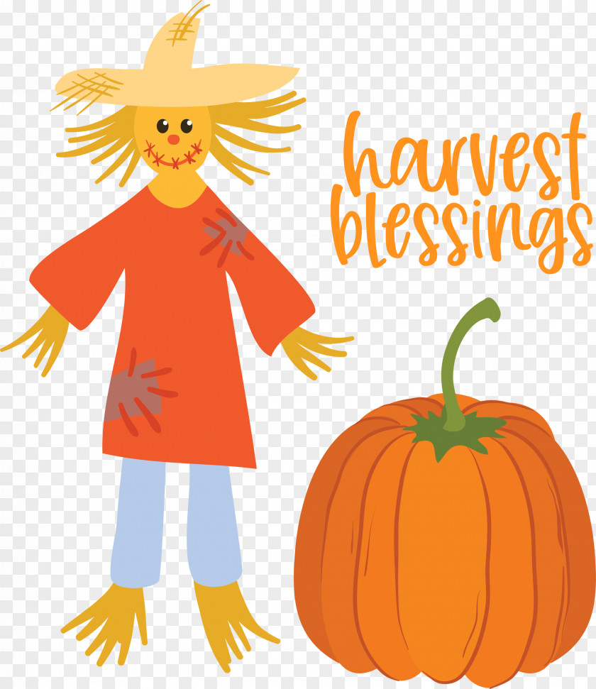 Harvest Blessings Thanksgiving Autumn PNG