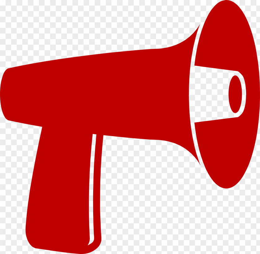 Megaphone Royalty-free Red Clip Art PNG