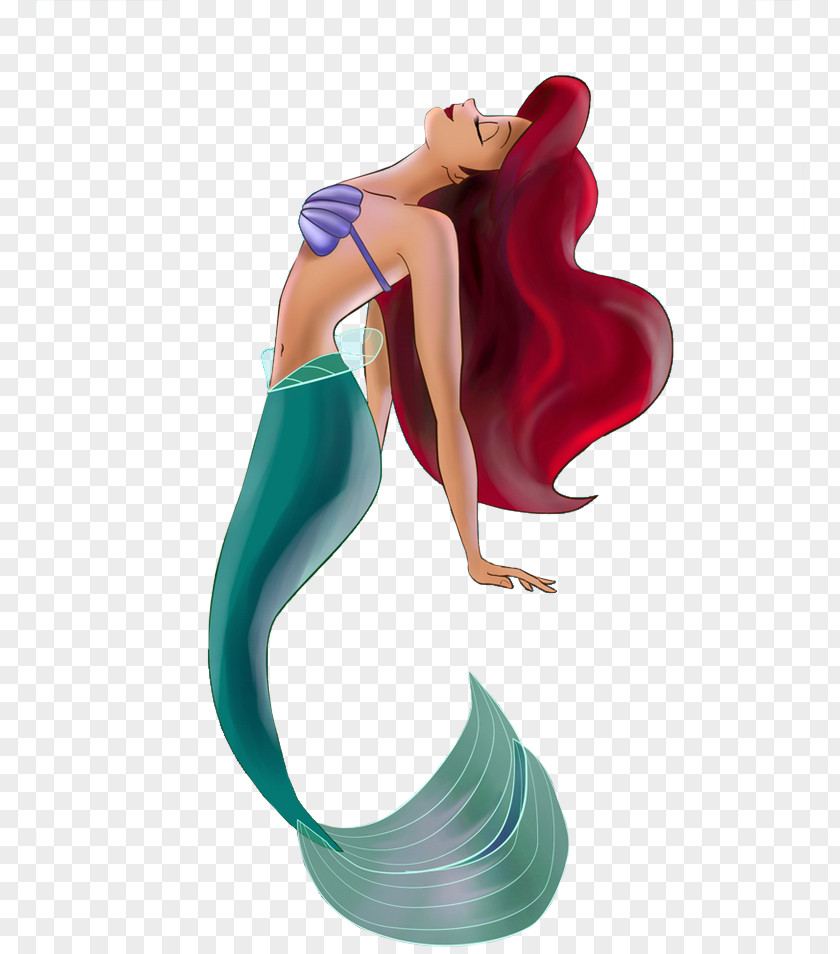 Mermaid The Little Ariel Figurine PNG