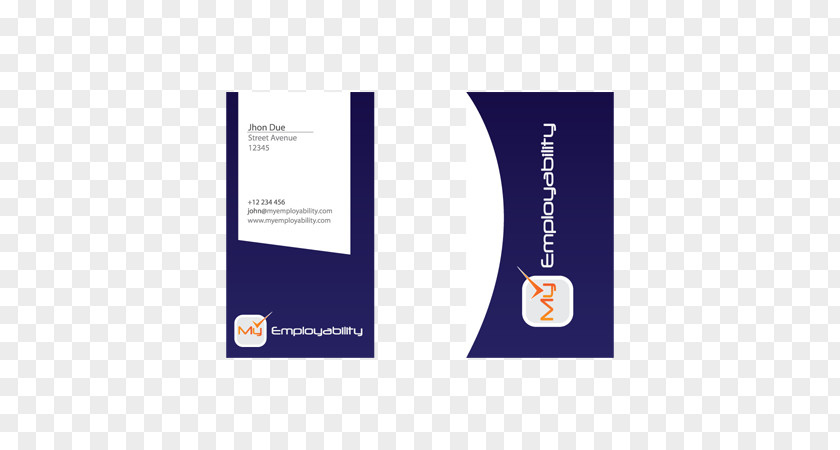 Modern Business Cards Design Logo Brand Font PNG