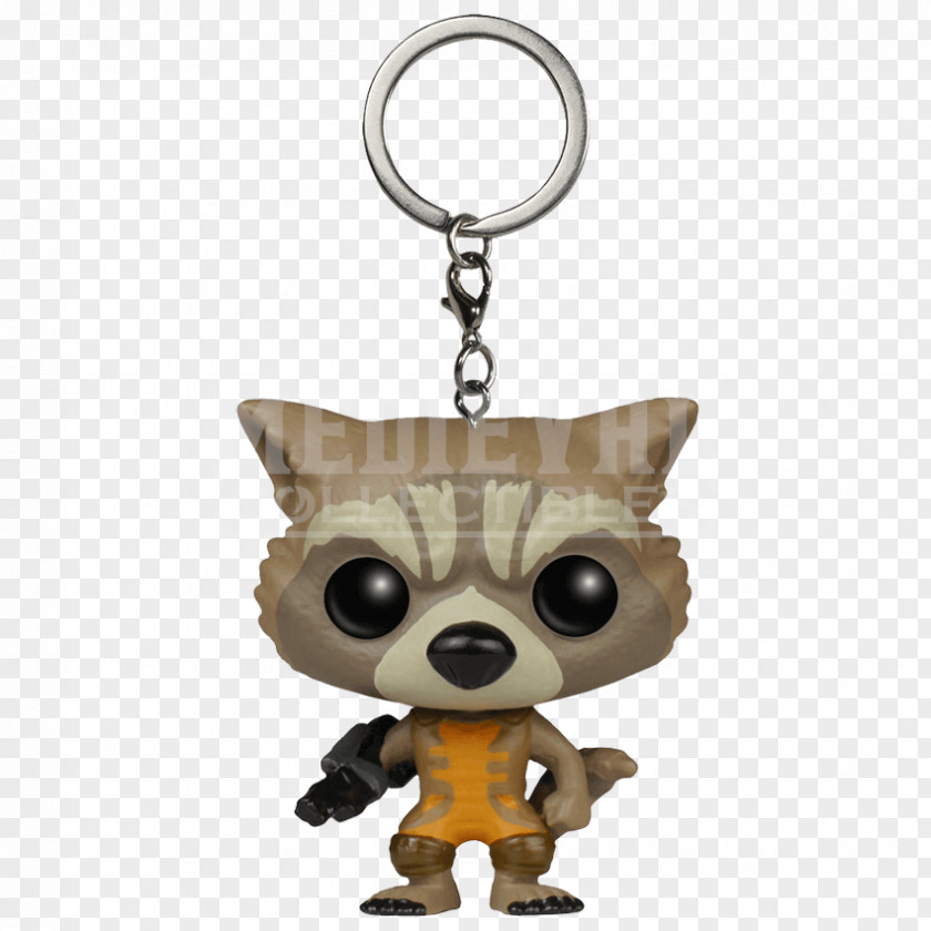Rocket Raccoon Groot Funko Collector Key Chains PNG