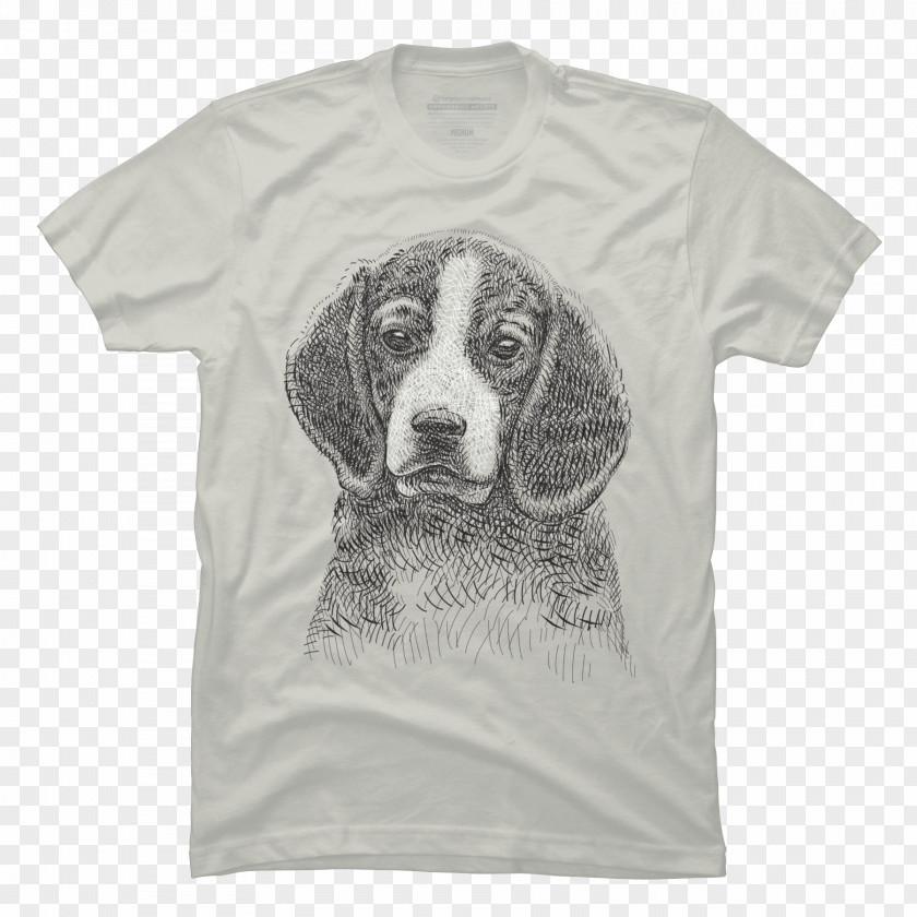 T-shirt Beagle Drawing Dibujo Artístico Watercolor Painting PNG