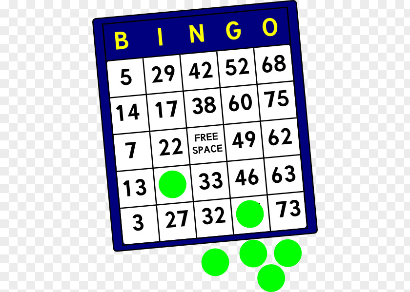 Bingo Card Game Clip Art PNG