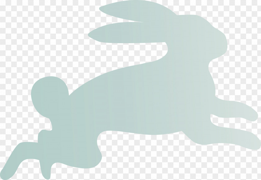 Rabbit Hare Rabbits And Hares Silhouette Tail PNG