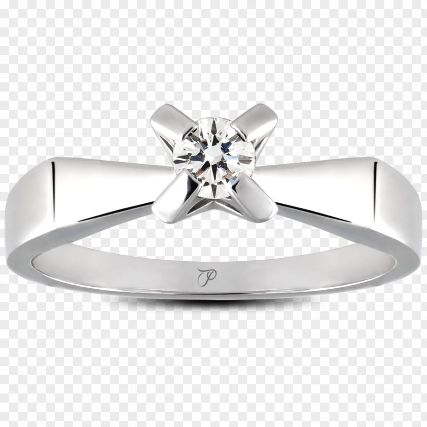 Solitaire Ring Wedding Gold Brilliant PNG