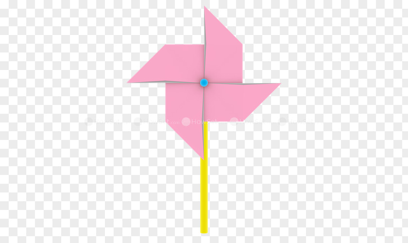 A Straw Shows Which Way The Wind Blows Paper Pinwheel Origami For Fun! Dobradura PNG