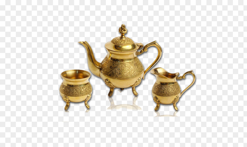 Brass Teapot Metal India PNG