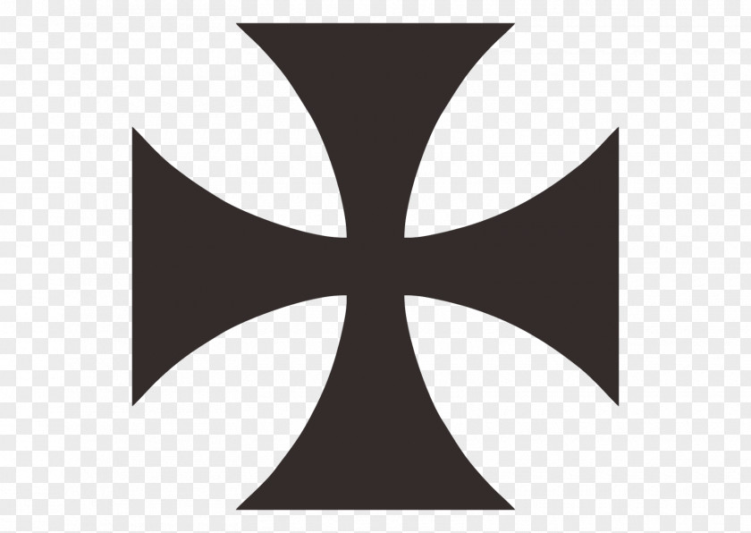 Christian Cross Maltese Symbol Logo PNG