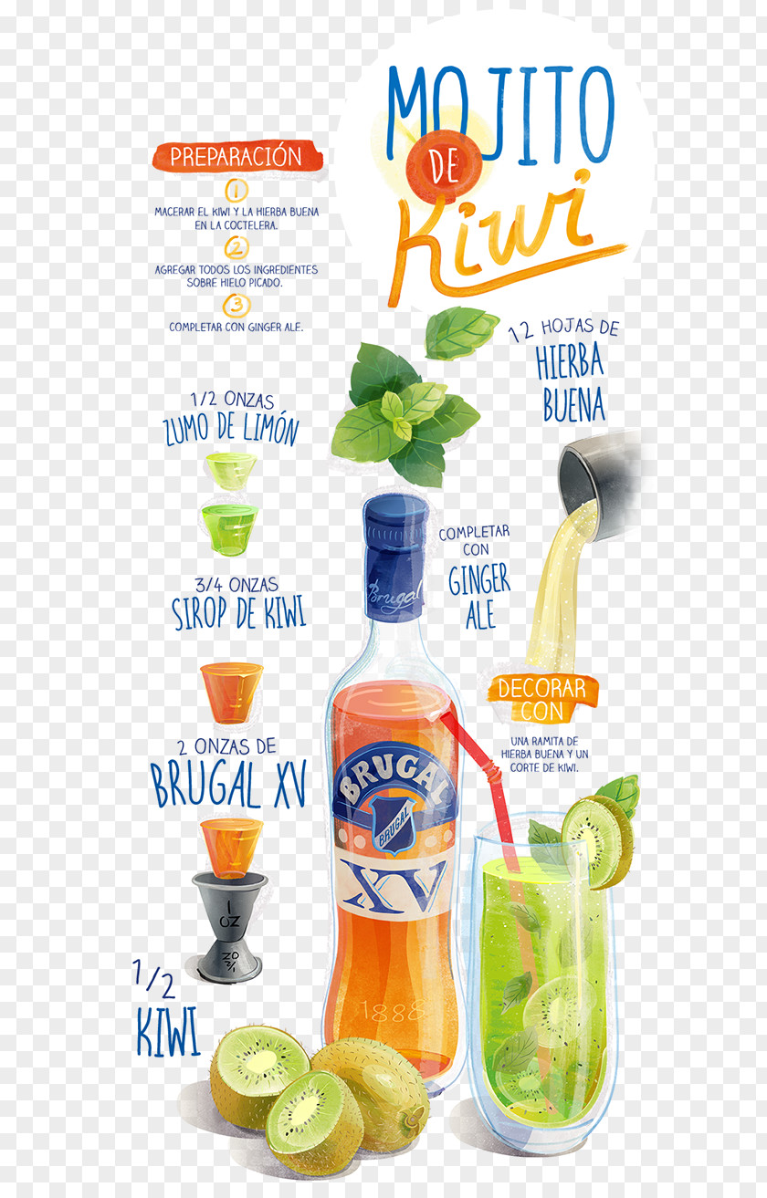 Cocktail Illustration Orange Drink Garnish Non-alcoholic Liqueur Lemon-lime PNG
