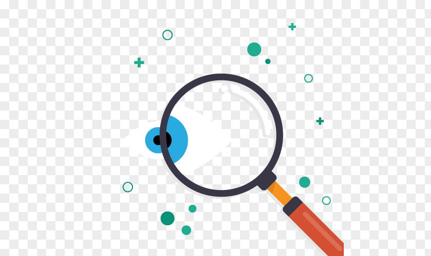 Vector Magnifying Glass Icon PNG