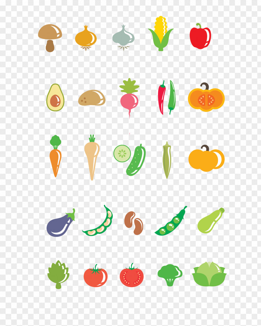 A Variety Of Vegetables Vegetable Cartoon Clip Art PNG