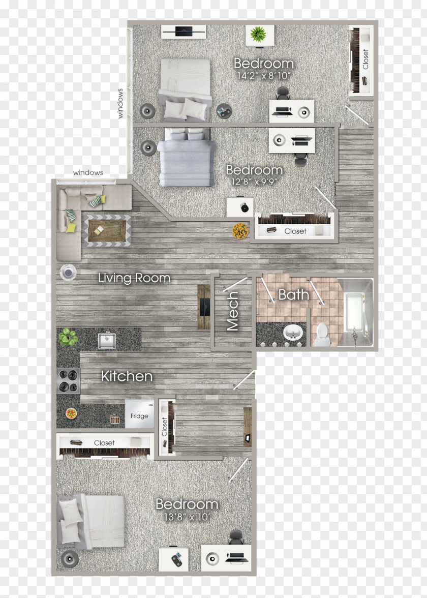 Apartment Floor Plan House Bedroom PNG