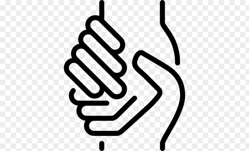 Black And White Finger Hand PNG