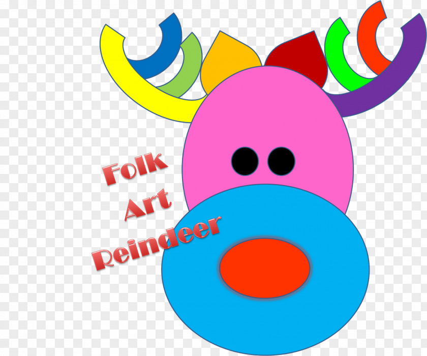 Folk Reindeer Art Clip PNG