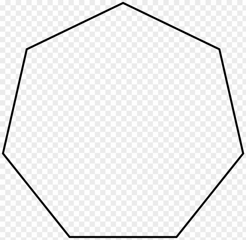 Heptagon Declension Правильний семикутник LibreLogo Regular Polygon PNG